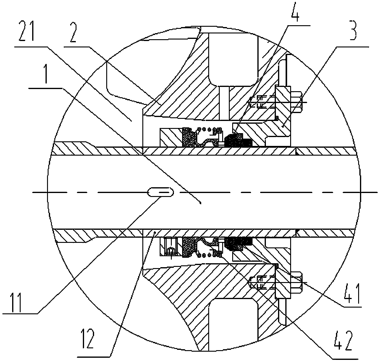 水泵機械密封結(jié)構(gòu)圖 水泵機械密封結(jié)構(gòu)圖